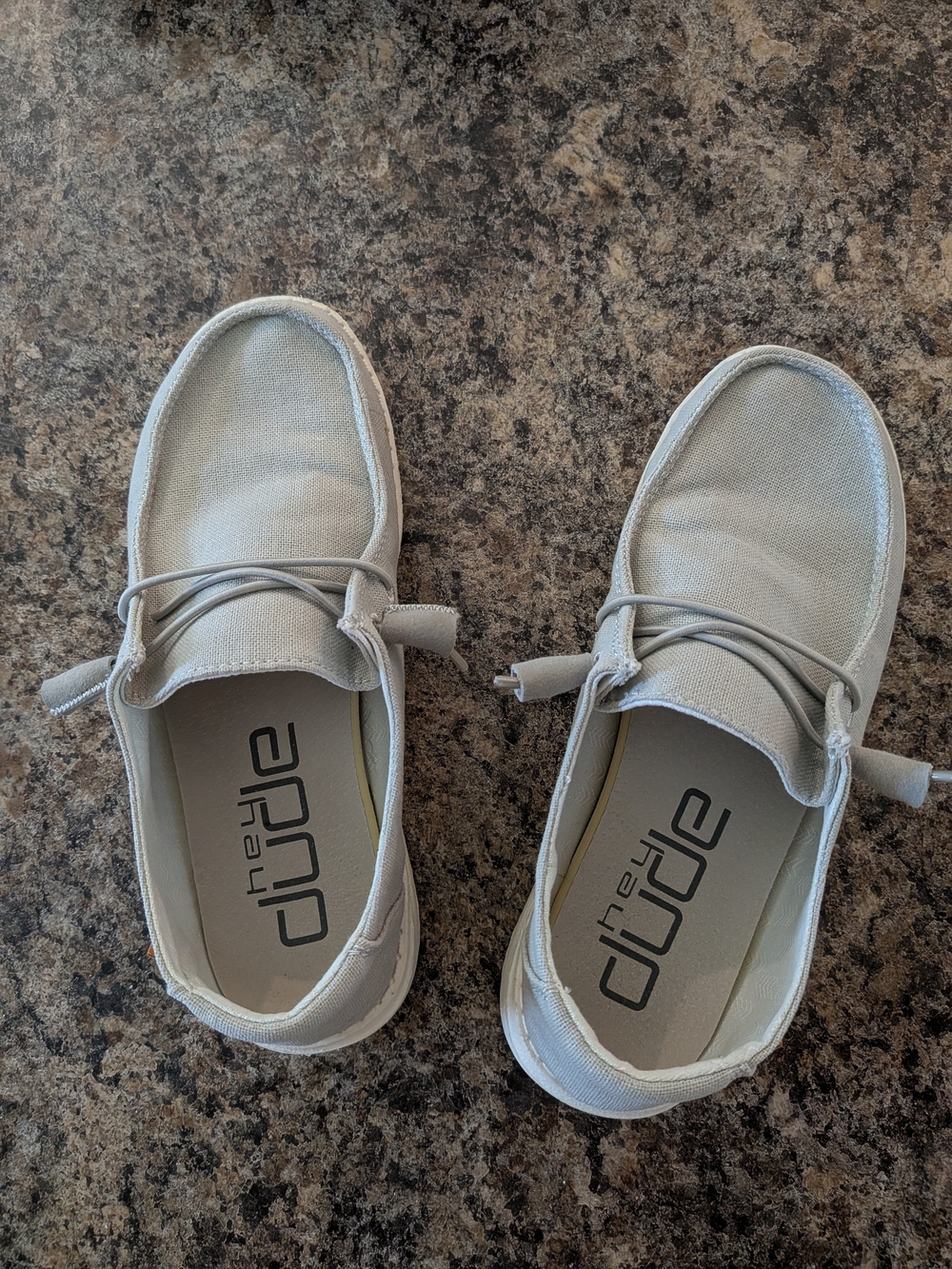 HeyDude Wendy Canvas Shoe in Light Grey
